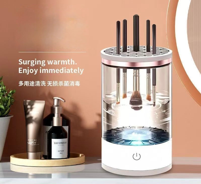 Electric Makeup Brush Cleaner – Automatic Washing Machine for Deep Cleaning & Fast Drying
