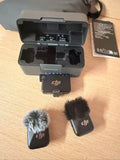 Wireless Microphone System (2TX + 1RX) – Pro Lavalier Mics with Charging Case