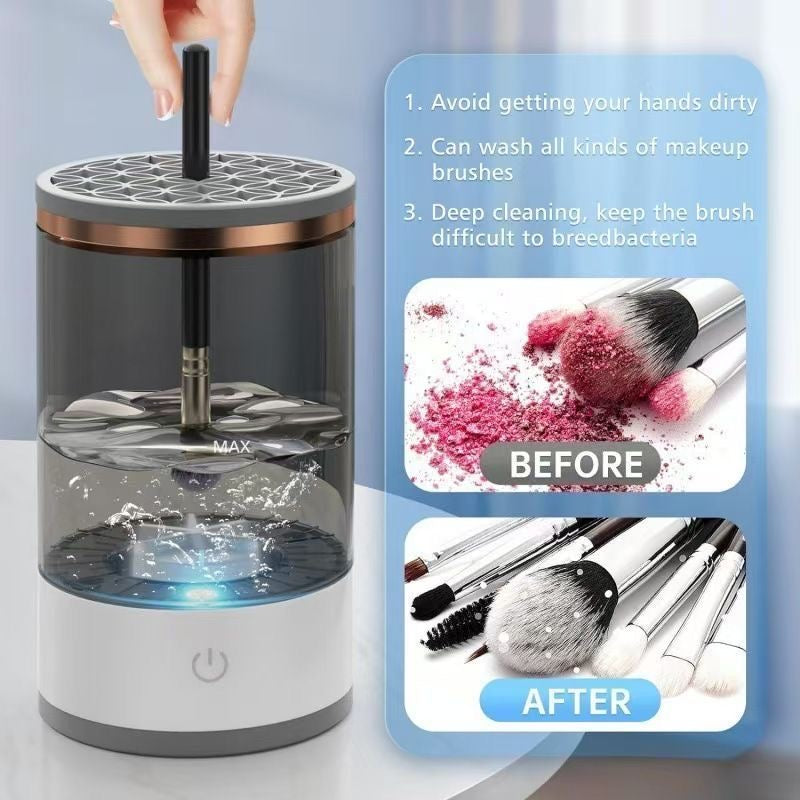 Electric Makeup Brush Cleaner – Automatic Washing Machine for Deep Cleaning & Fast Drying