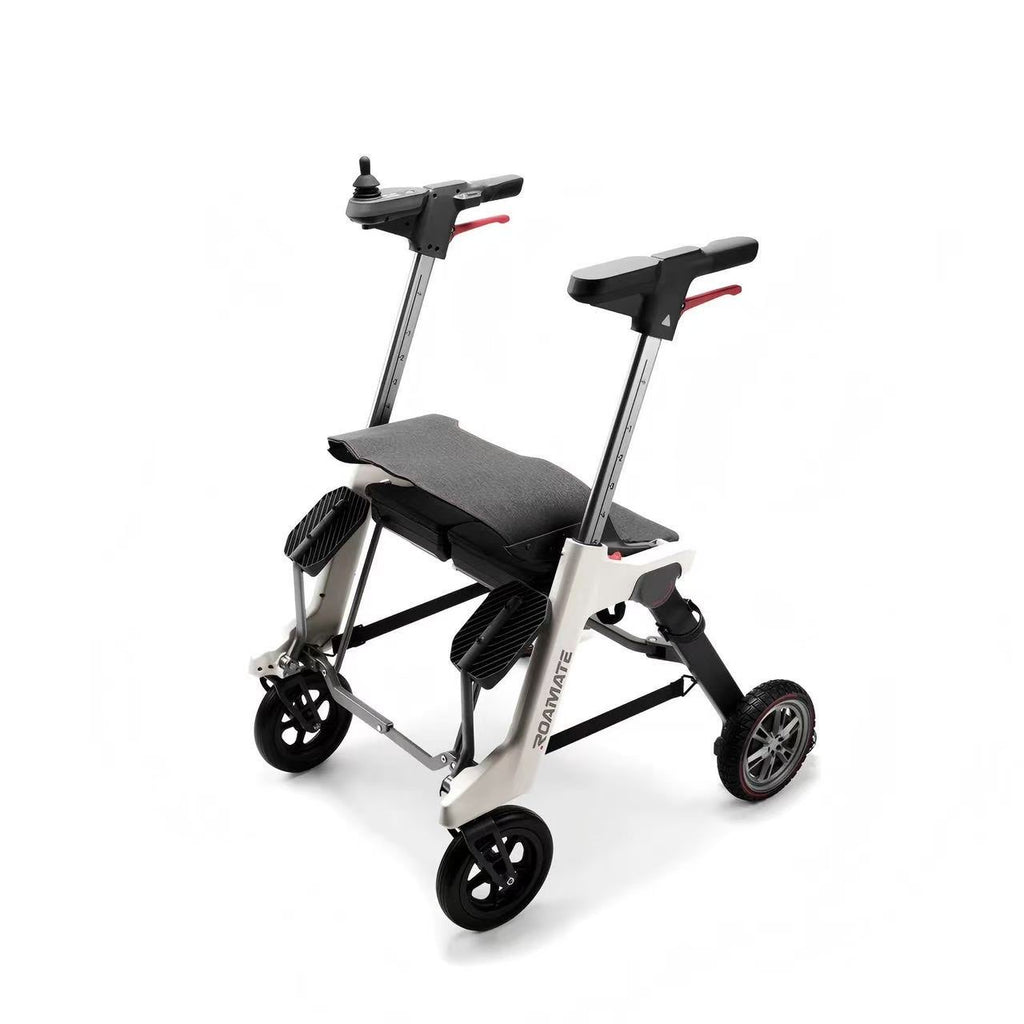 Roamate Lightweight Folding Electric Wheelchair – 37lbs, One-Step Fold