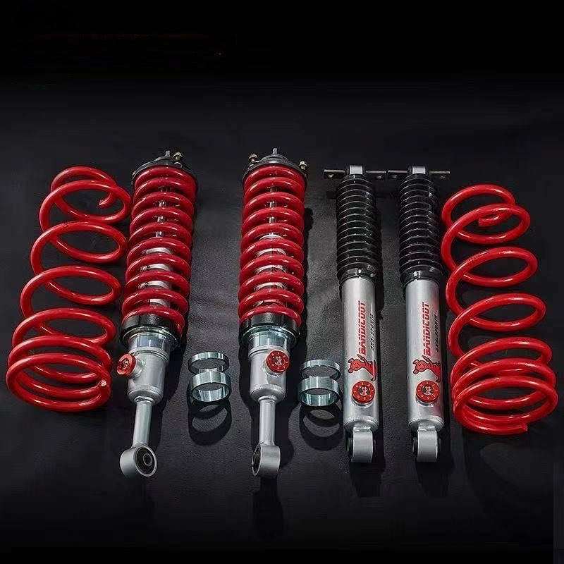 Adjustable Coilover Suspension Kit – Full Lowering Spring & Shock Absorber System | Height & Damping Control Compatible with Honda, Toyota, Subaru, Nissan.