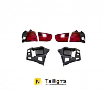 Aftermarket Bodykit Compatible with 2012-2014 BMW 1 Series F20 (Not OEM PART)