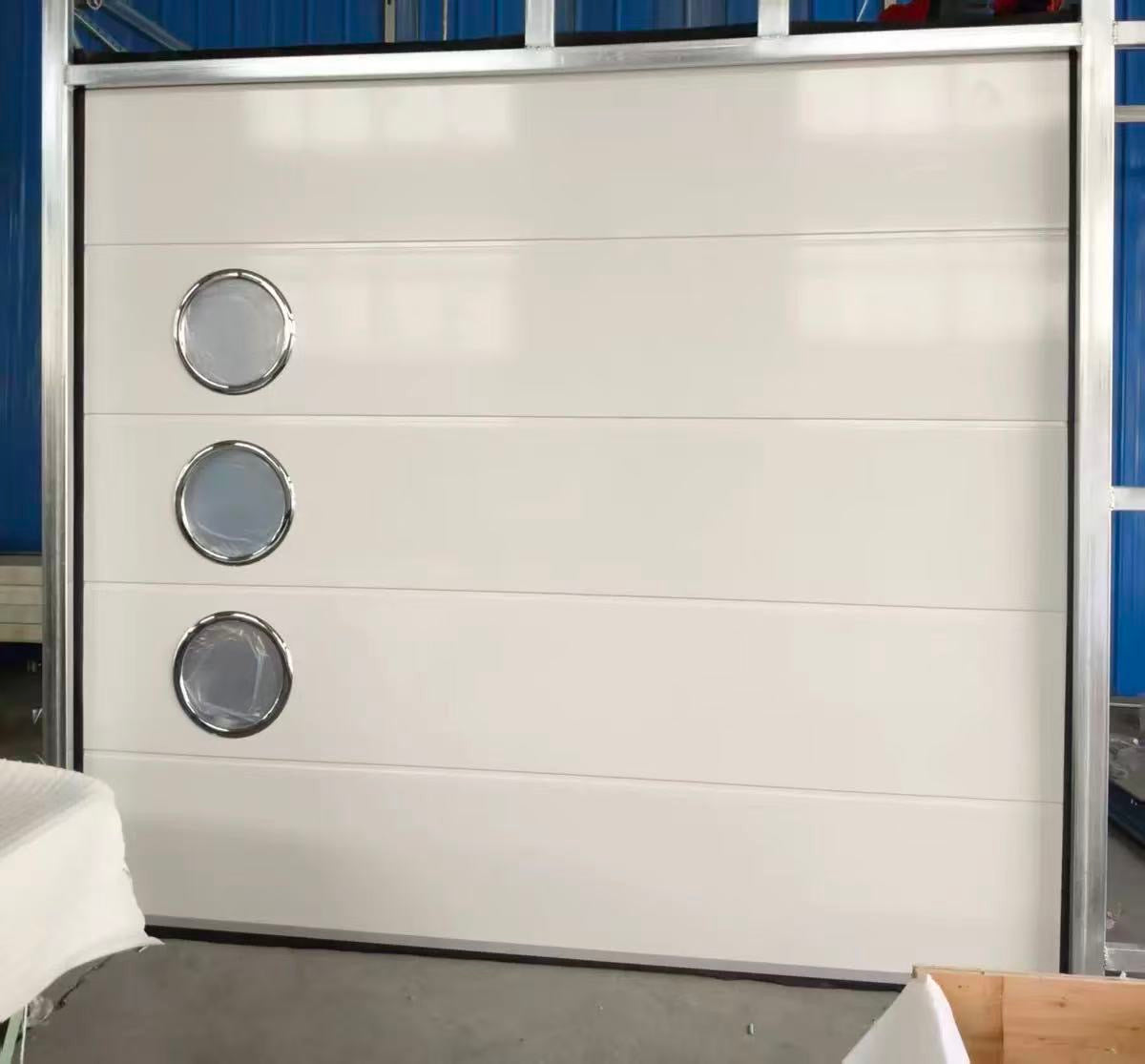 Premium Aluminum Sectional Garage Doors & Rolling Shutters | Custom Wood Grain, Glass & Porthole Designs