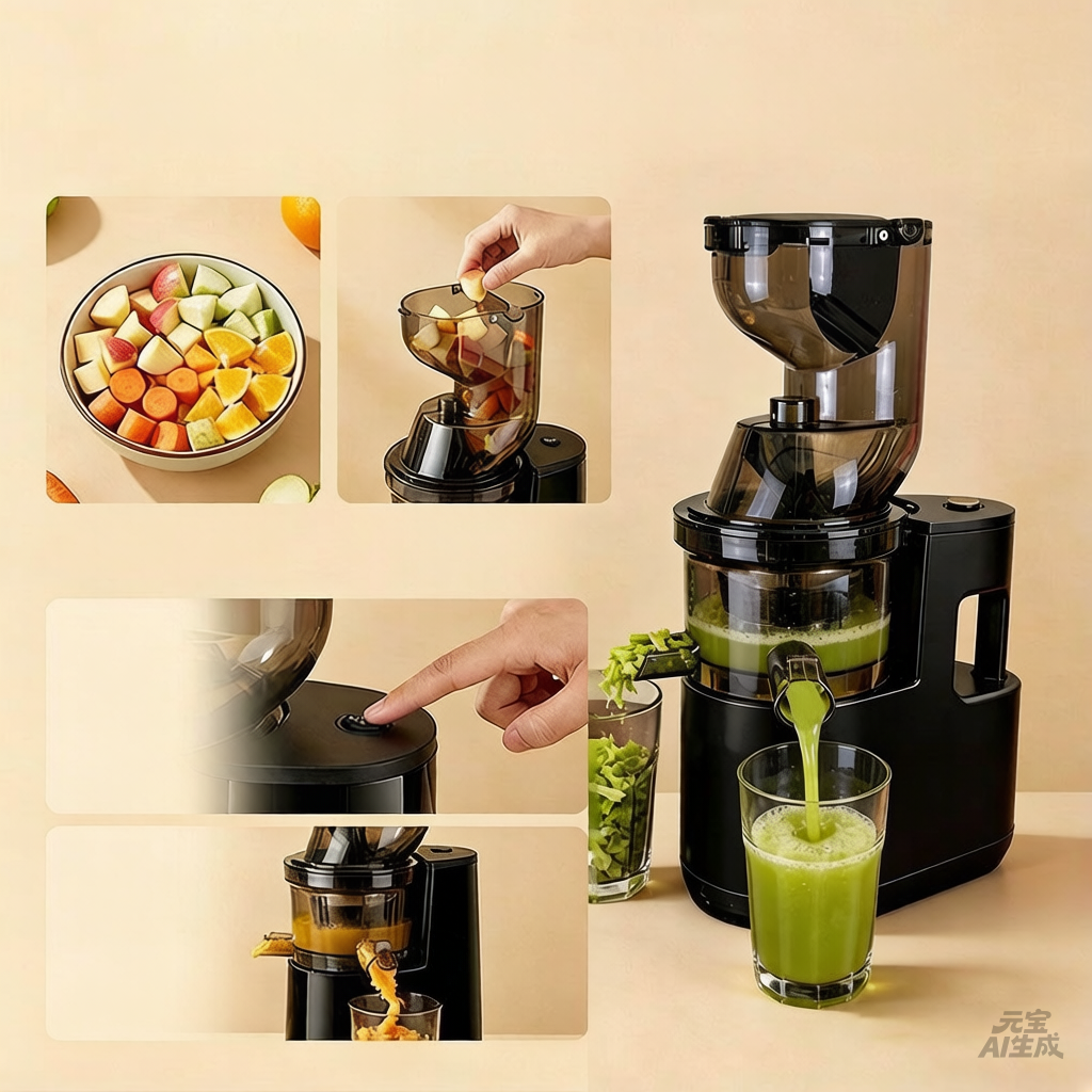 Multi-Purpose Juicer for Fresh Fruits & Veggies | Hard/Soft Produce, Family-Friendly
