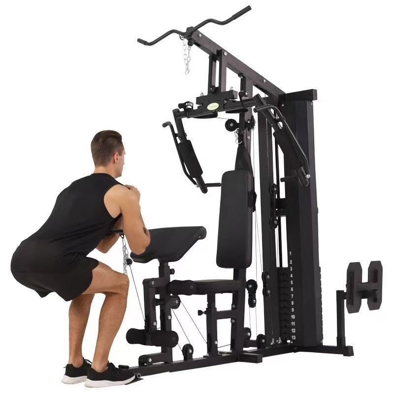 All-in-One Home Gym Station – 13 Weight Stack | Multi-Function Strength Trainer for Full Body Workouts | Compact & Durable Fitness Machine for Home or Garage