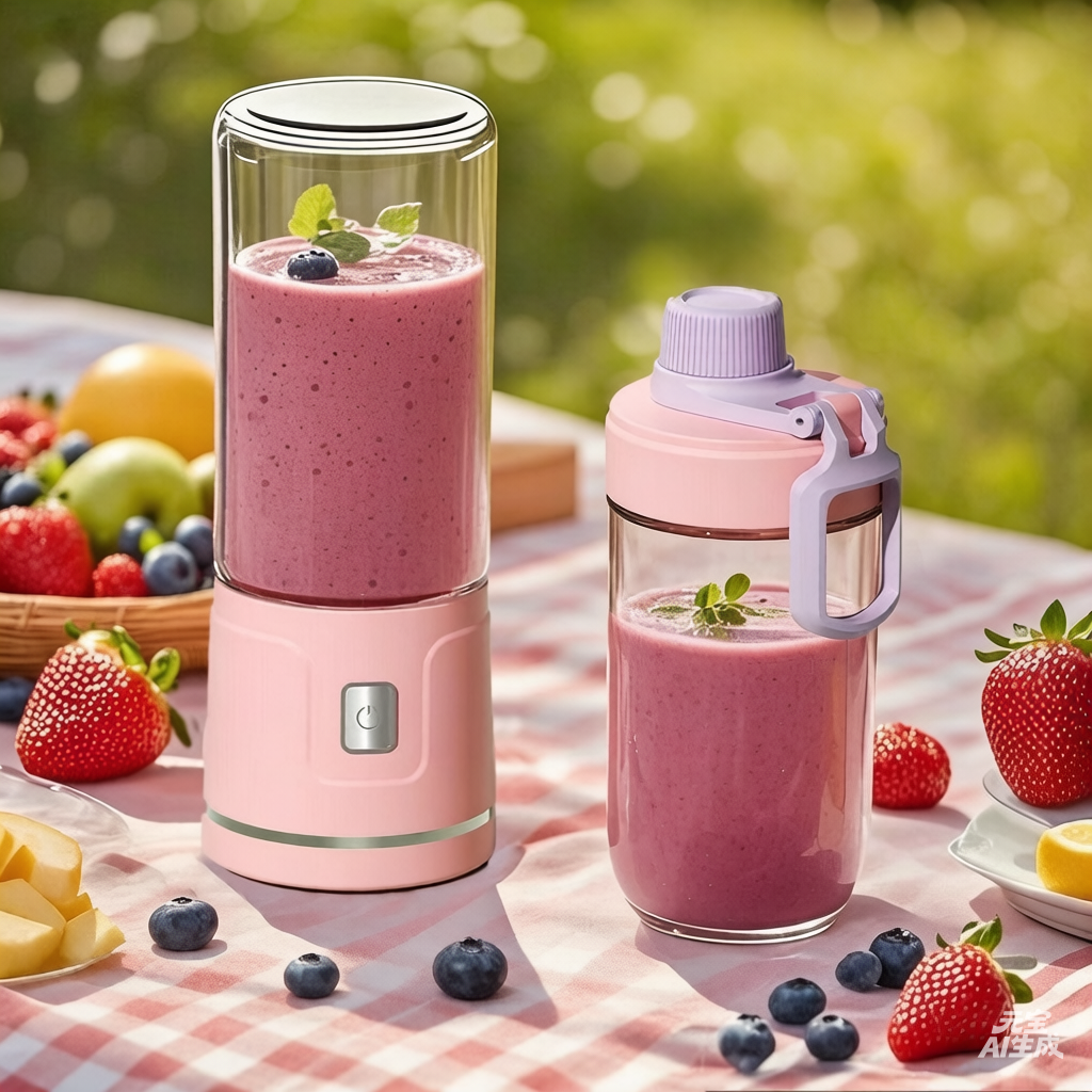 Portable Blender for Shakes and Smoothies | USB Rechargeable Personal Blender Bottle