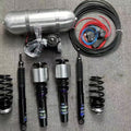 Universal Air Suspension Conversion Kit – Complete System with Compressor, Tank, Bags & Shocks | Adjustable Ride Height for Trucks, SUVs & Sedans
