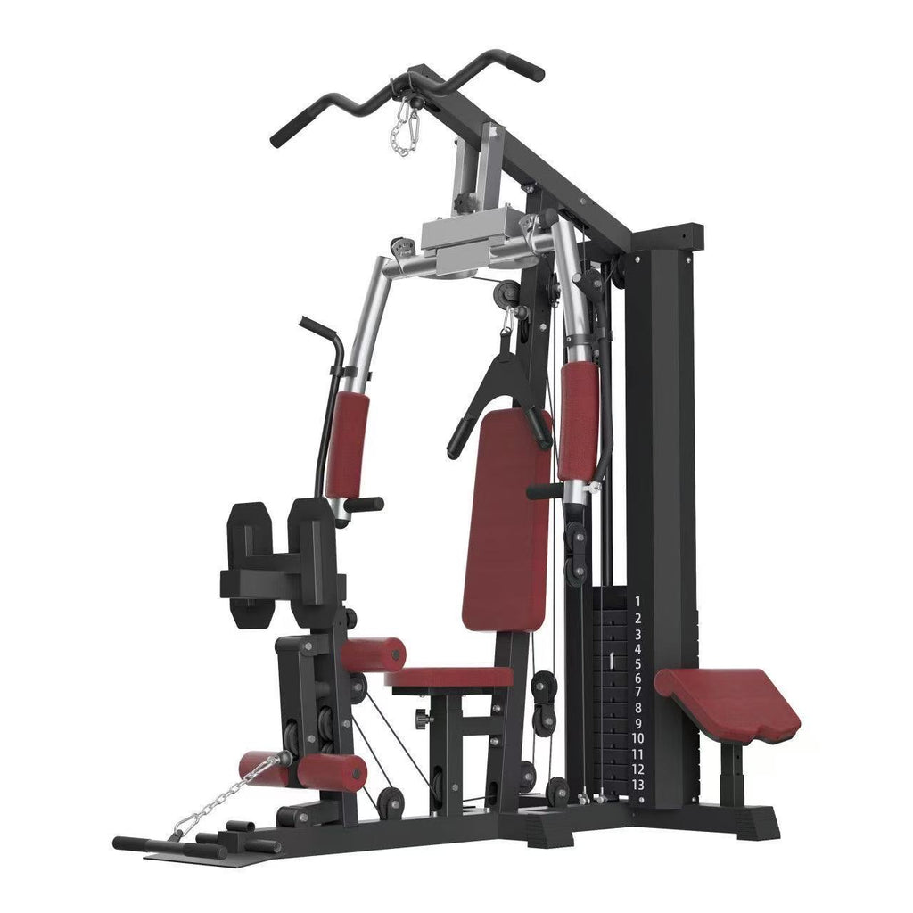 All-in-One Home Gym Station – 13 Weight Stack | Multi-Function Strength Trainer for Full Body Workouts | Compact & Durable Fitness Machine for Home or Garage