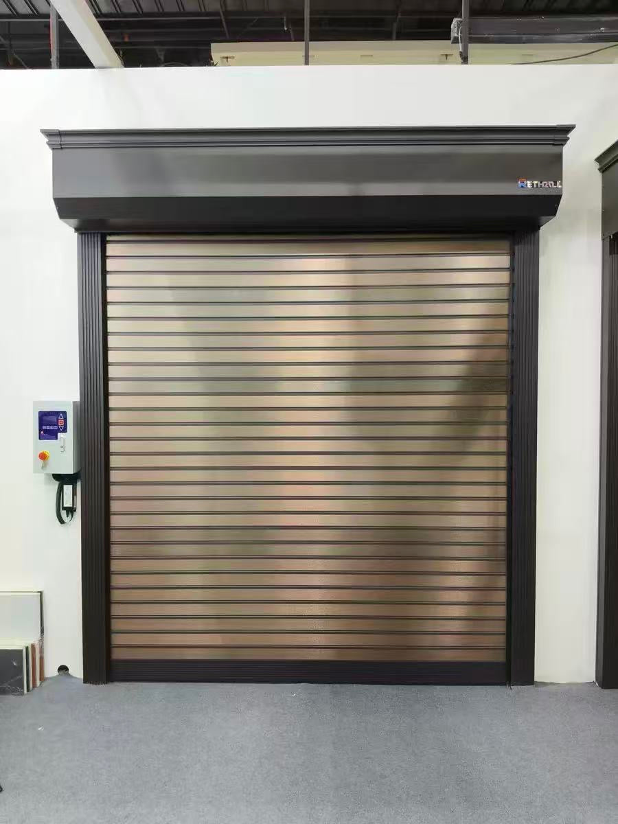 Premium Aluminum Sectional Garage Doors & Rolling Shutters | Custom Wood Grain, Glass & Porthole Designs